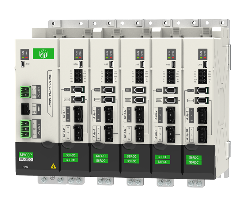M800 Series High-Performance Multi-Axis Fieldbus Servo Drive (AC220V)