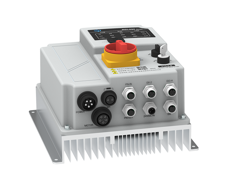 MDL580 Series Drive & IO All-in-One, EC & PN Protocols, 380V 0.75kW ~ 5.5kW